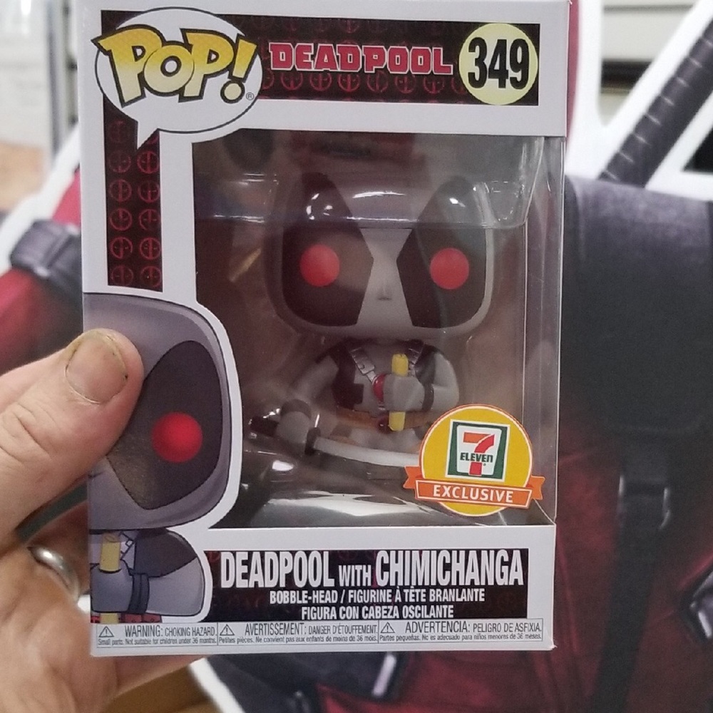 🛑❤️SOLD🛑❤️Deadpool Funko  7-11 Excl chimichanga